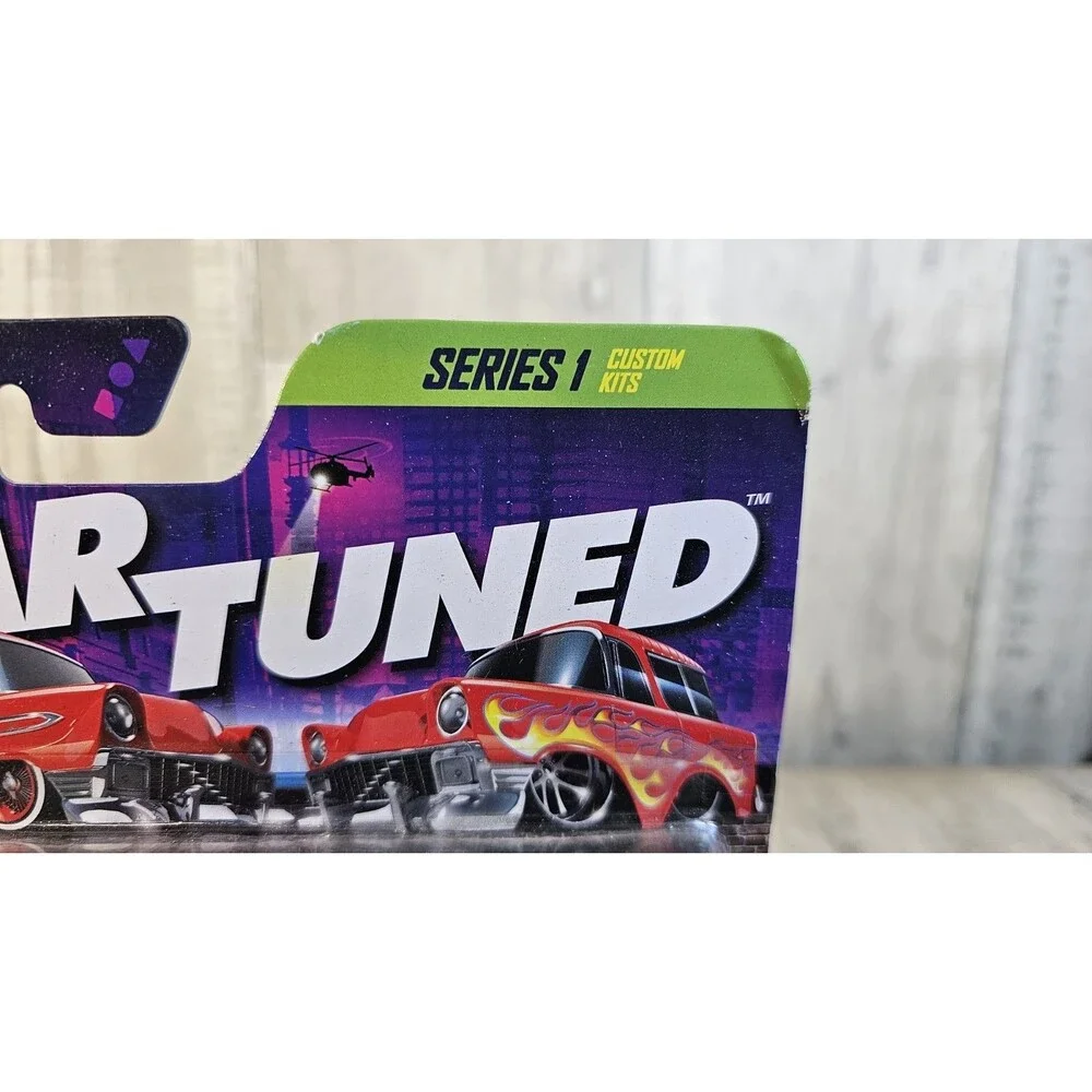 Red '56 Chevy Nomad CARTUNED Custom Shop Two Cars in One 1:64 Diecast Series 1